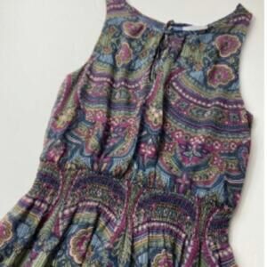 O'Neill Generation Paisley Print Mini Dress Sz L